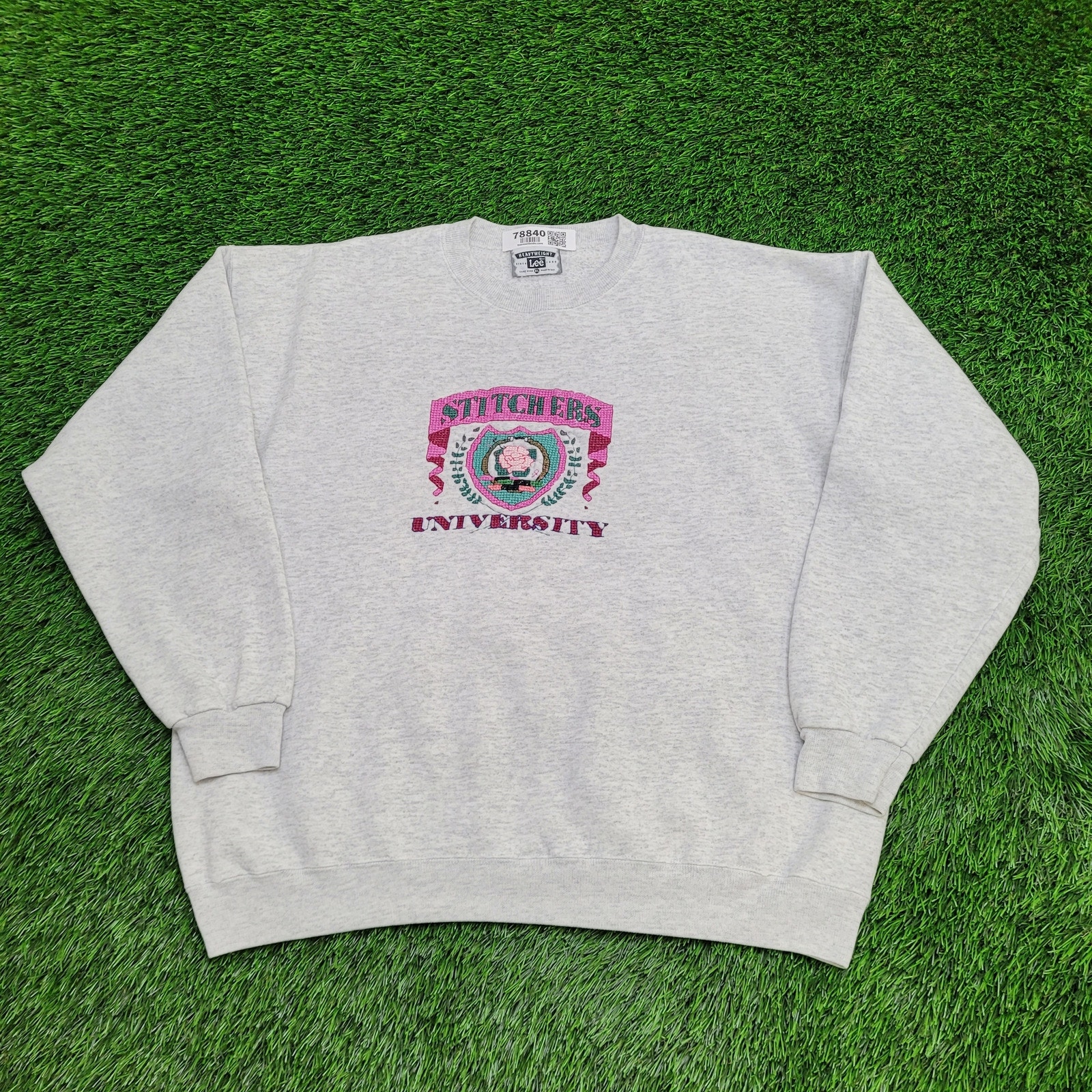 Vintage Seamstress Sweatshirt Womens Xl 24x25 Boxy Baggy